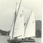 J-CZ 1 Daniela auf der Elbe um 1944